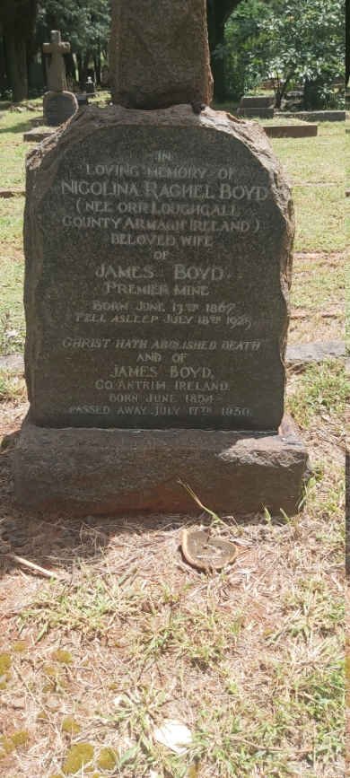 BOYD James 1854-1930 & Nicolina Rachel ORR 1867-1925