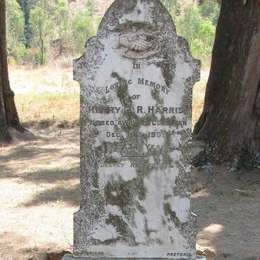 HARRIS Henry R. -1909
