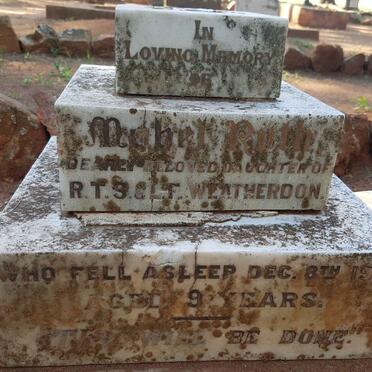 WEATHERDON Mabel Ruth -1912