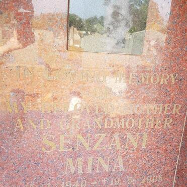 MAHLANGU Senzani Mina 1940-2005