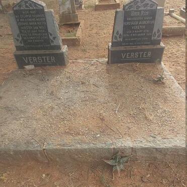 VERSTER Hercules Albertus 1876-1959 &amp; Johanna Maria Aletta NEL 1883-1948 