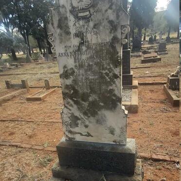 BOOYSEN Anna Margritha -192?