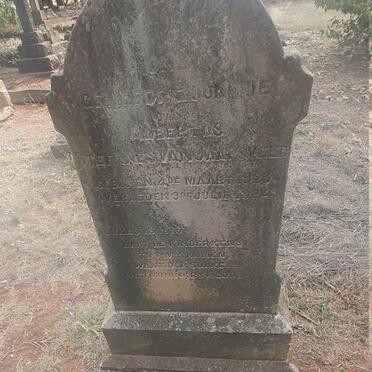 JAARSVELD Albertus Stefanus, van 1923-1924