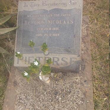 PIETERSE Hendrik Nicolaas 1931-1964