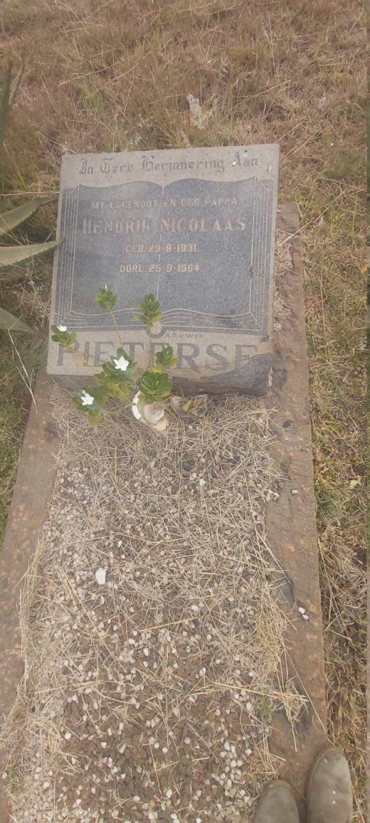 PIETERSE Hendrik Nicolaas 1931-1964
