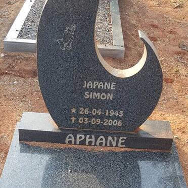 APHANE Japane Simon 1943-2006