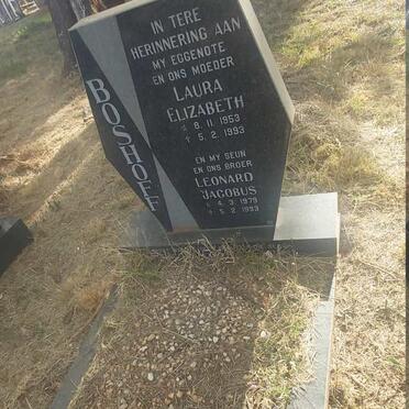 BOSHOFF Laura Elizabeth 1953-1993 :: BOSHOFF Leonard Jacobus 1979-1993