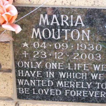 MOUTON Maria 1930-2003