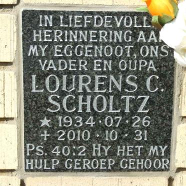 SCHOLTZ Lourens C. 1934-2010