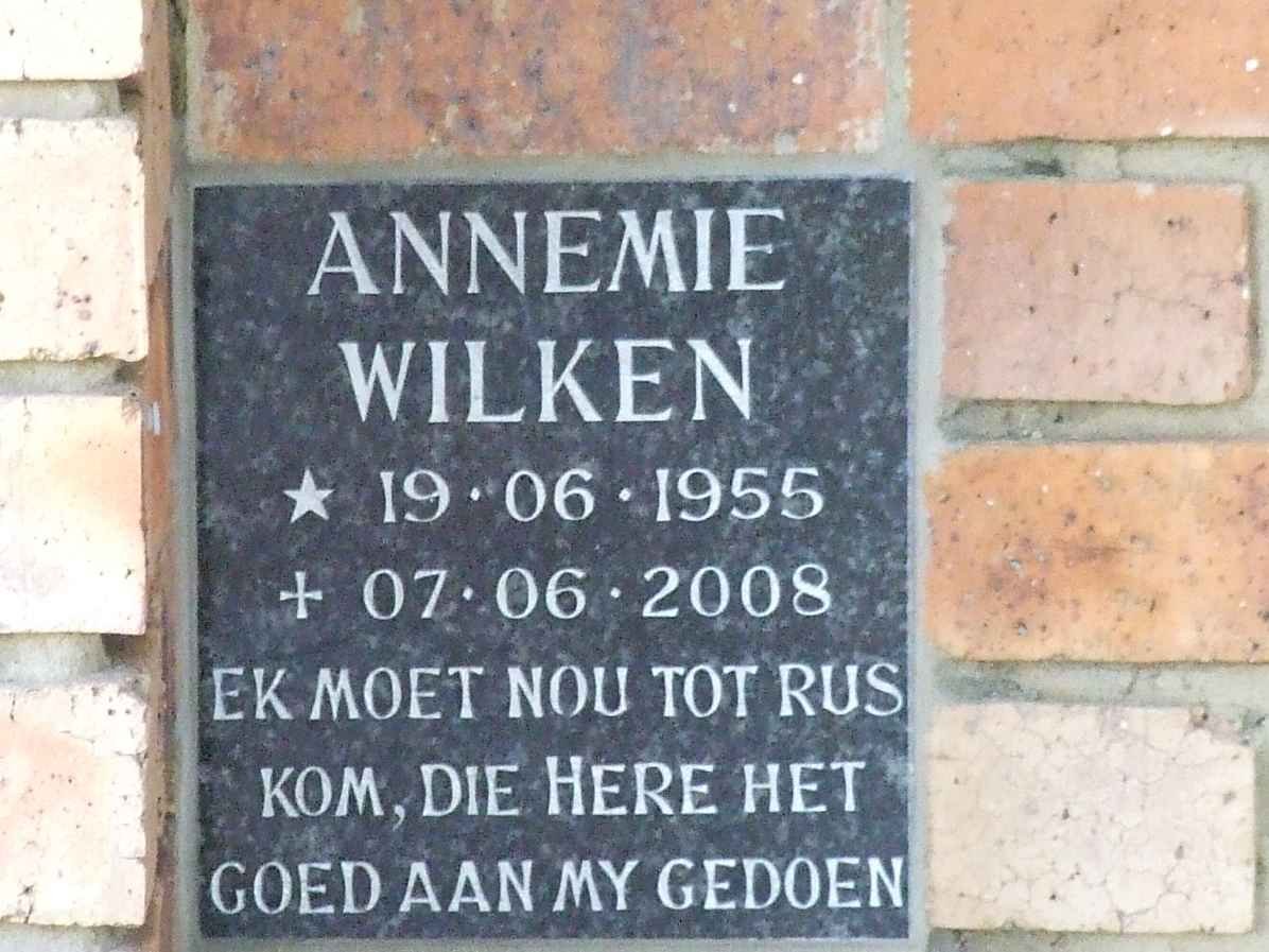 WILKEN Annemie 1955-2008