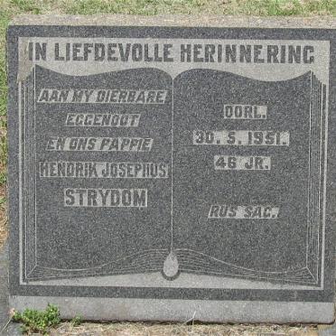 STRYDOM Hendrik Josephus -1951