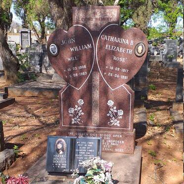 ALBERTS John William 1908-1963 & Catharina B. Elizabeth 1917-1991 :: BOOTES Harriet Bentley 1948-1996 _1