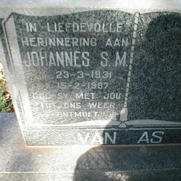 AS Johannes S.M, van 1931-1987