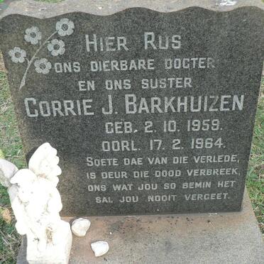 BARKHUIZEN Corrie J. 1959-1964