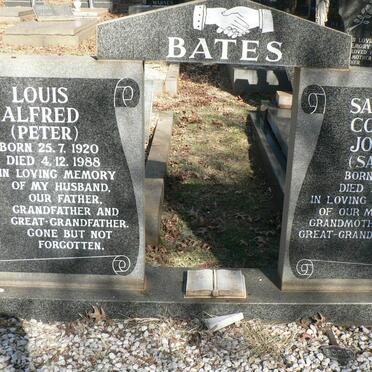 BATES Louis Alfred 1920-1988 & Salomina Cornelia Johanna 1918-1996