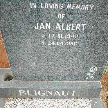 BLIGNAUT Jan Albert 1942-1996