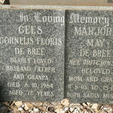 BREE Gees Cornelis Floris, de -1984 &amp; Marjorie May HUTCHINSON 1910-1987