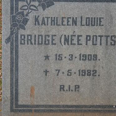 BRIDGE Kathleen Louie nee POTTS 1909-1982
