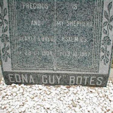 BOTES Edna 1904-1987