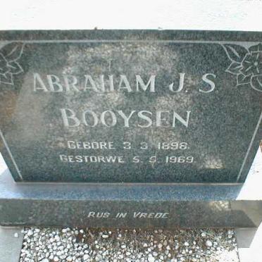 BOOYSEN Abraham J.S. 1898-1969