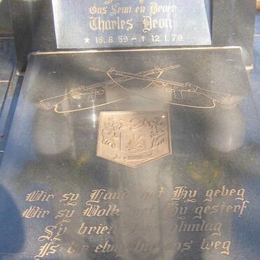 BEKKER Charles Deon 1959-1979 _2