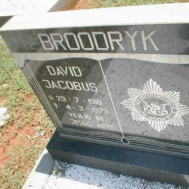 BROODRYK David Jacobus 1910-1979