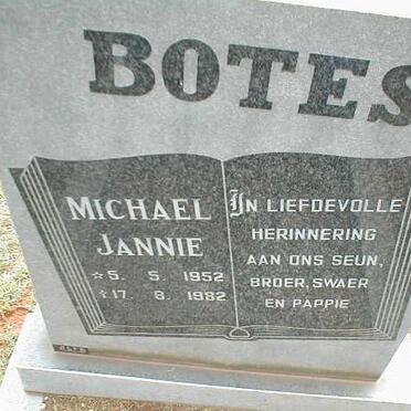BOTES Michael Jannie 1952-1982