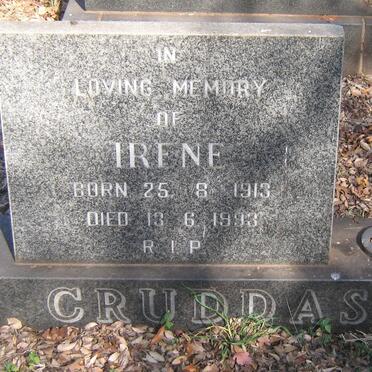 CRUDDAS Irene 1913-1993