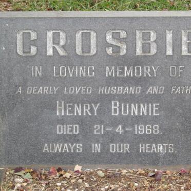 CROSBIE Henry Bunnie -1968