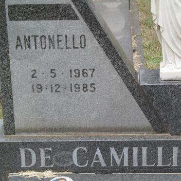 CAMILLIS Antonello, de 1967-1985