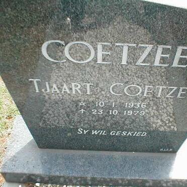 COETZEE Tjaart 1936-1979