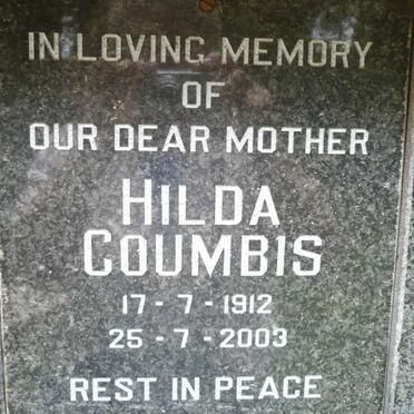 COUMBIS Hilda 1912-2003