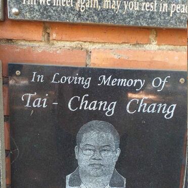 CHANG Tai-Chang 1965-2016