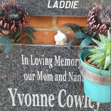 COWLEY Yvonne 1936-2016
