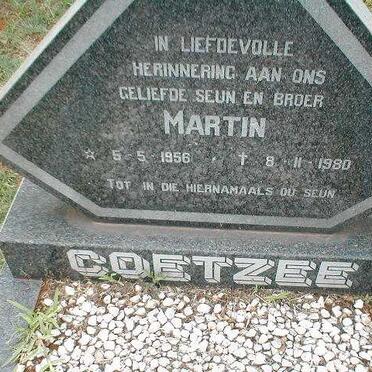 COETZEE Martin 1956-1980