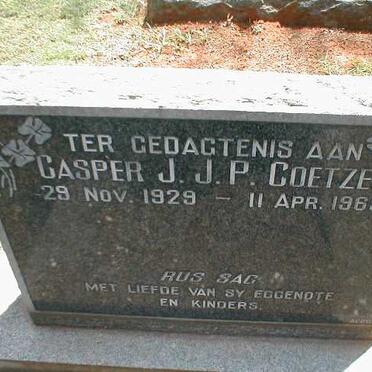 COETZEE Casper J.J.P. 1929-1969