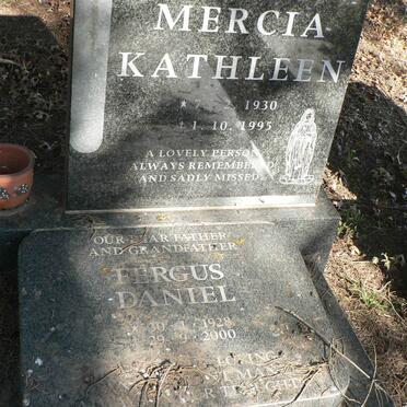 CLARK Fergus Daniel 1928-2000 &amp; Mercia Kathleen 1930-1995