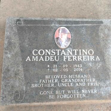 CONSTANTINO Amadeu Ferreira 1943-2014