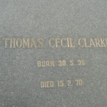 CLARKE Thomas Cecil 1936-1970