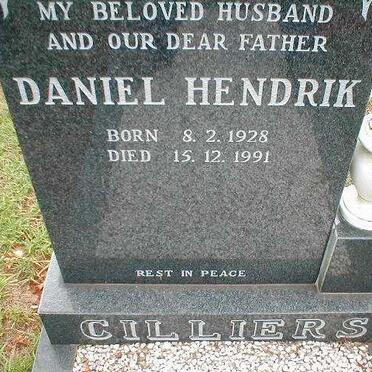 CILLIERS Daniel Hendrik 1928-1991