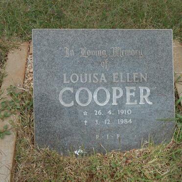 COOPER Louisa Ellen 1910-1984