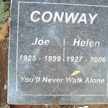 CONWAY Joe 1925-1997 &amp; Helen 1927-2006