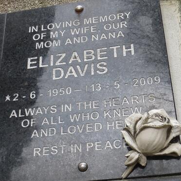 DAVIS Elizabeth 1950-2009
