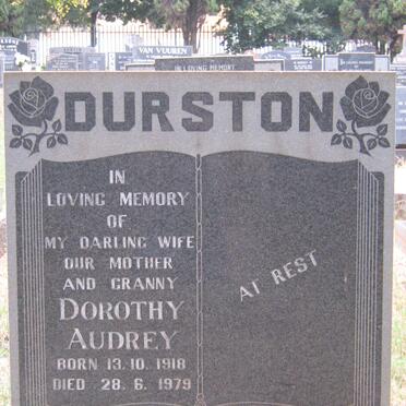 DURSTON Dorothy Audrey 1918-1979