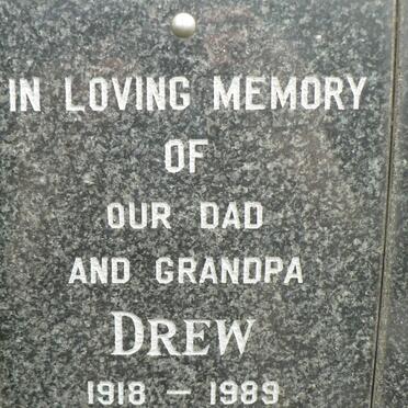 DREW Anthony 1918-1989
