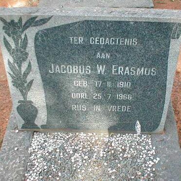 ERASMUS Jacobus W. 1910-1966