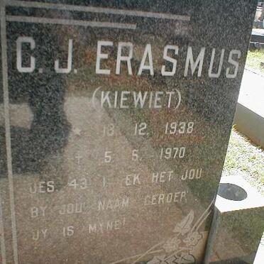 ERASMUS C.J. 1938-1970