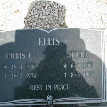 ELLIS Chris C. 1906-1974 &amp; Hilda 1909-1996