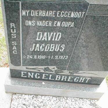 ENGELBRECHT David Jacobus 1910-1973
