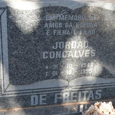 FREITAS Jordao Concalves, de 1942-1995